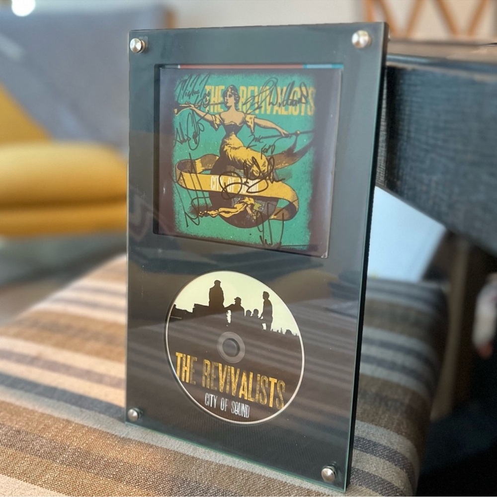 The Revivalists Framed autographed album City of Sound collectible memorabilia - Picture 4 of 9